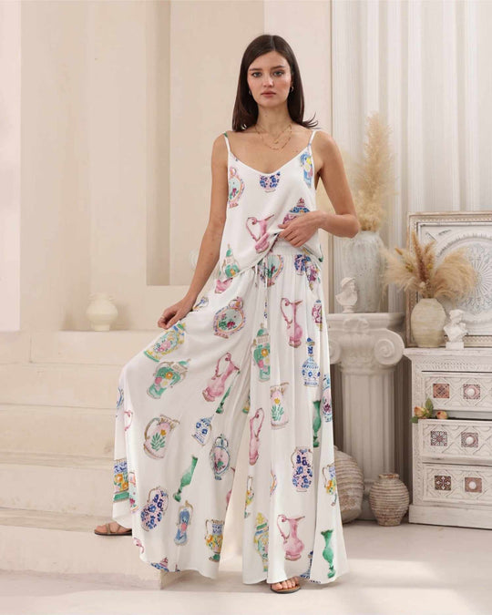 Iris Maxi Ally Soft V Neck Cami - Athena