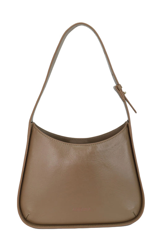 Adessa Arezzo Genuine Leather Handbag - Mushroom