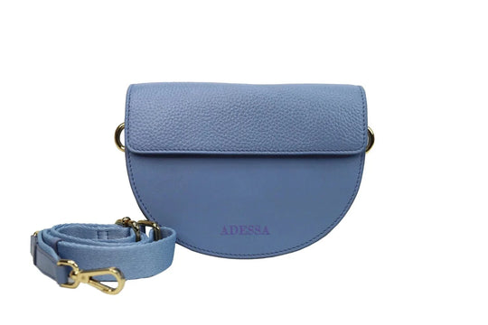 Adessa Berlin Genuine Leather Handbag - Blue