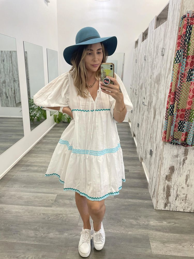 Annabelle Mini Dress - Summer Breeze Iris Maxi