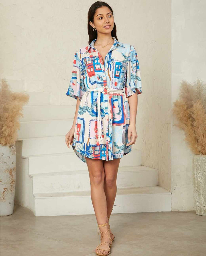 Bianca Shirt Dress - Hamilton - Style House Fashion Iris Maxi