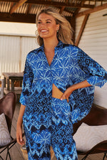 Cabana Shirt Blouse - Tranquil Tides Collection Jaase