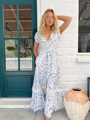 
            
                Load image into Gallery viewer, Carmen Maxi Dress - Cloud Nine Collection Jaase
            
        