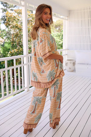 Dustin Tunic Blouse Dress - Sahara Sunset Collection - Style House Fashion Jaase
