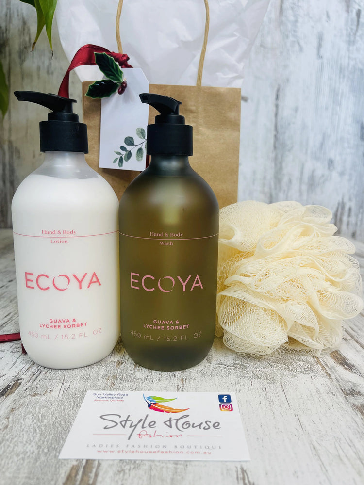 Ecoya Guava & Lychee Sorbet 'Ready to Go Duo' Gift Pack Style House Fashion