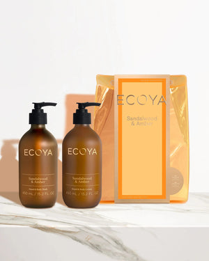 
            
                Load image into Gallery viewer, Ecoya Sandalwood &amp;amp; Amber Luxe Body Set - Style House Fashion
            
        
