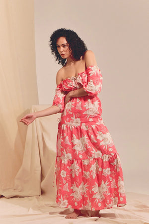 
            
                Load image into Gallery viewer, Eden Linen Maxi Dress - Hawaii Rose Collection - Style House Fashion
            
        