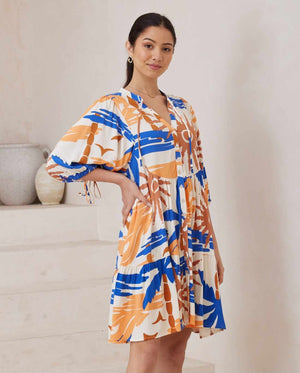 Emma Mini Dress - Cosmic Sunset - Style House Fashion Iris Maxi