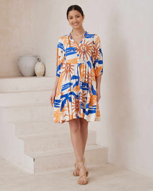 Emma Mini Dress - Cosmic Sunset - Style House Fashion Iris Maxi