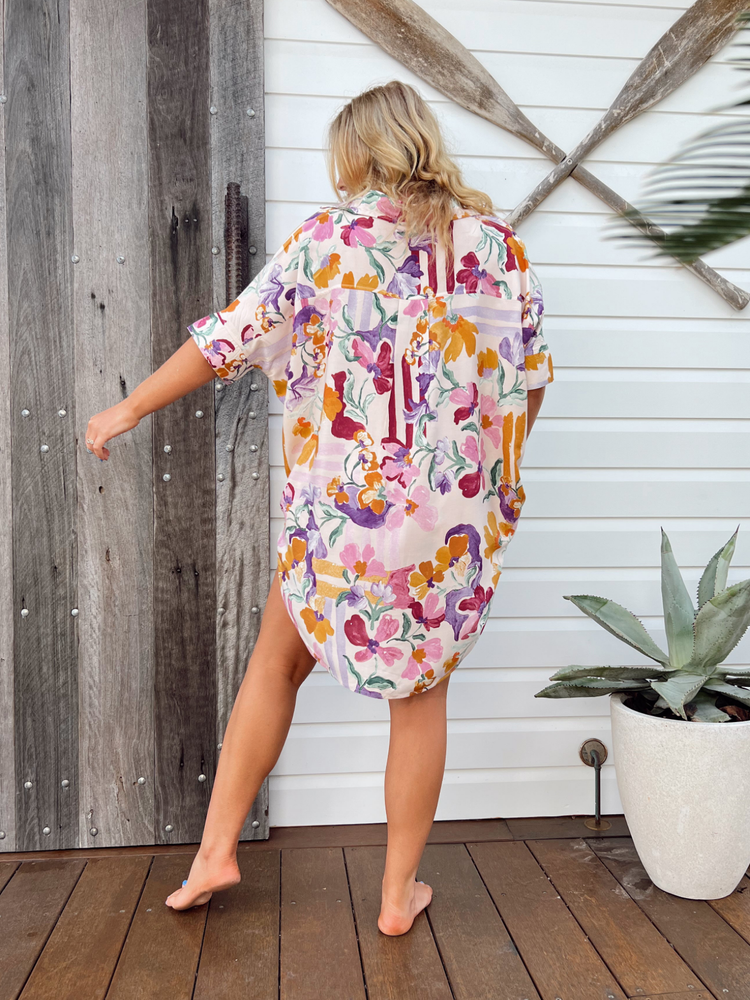 Jaase River Shirt Blouse with Collar Buttoned - Sweet Lilly - Style House Fashion Jaase