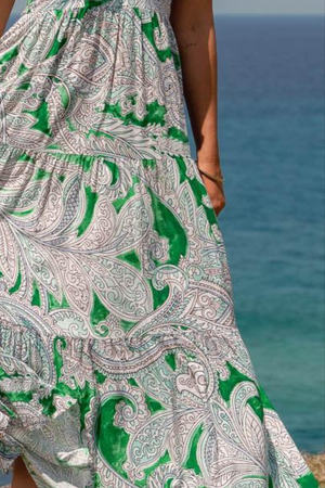 Jaase Bambi Maxi Dress with Adjustable Strap Shirred Back - Kashira - Style House Fashion Jaase