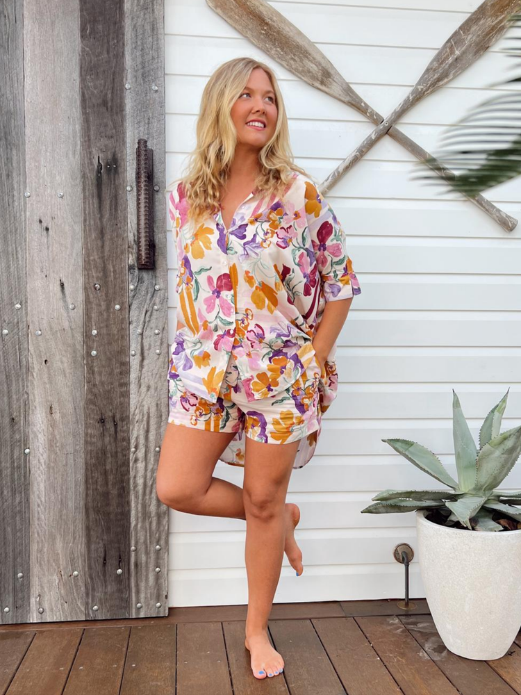 Jaase River Shirt Blouse with Collar Buttoned - Sweet Lilly - Style House Fashion Jaase
