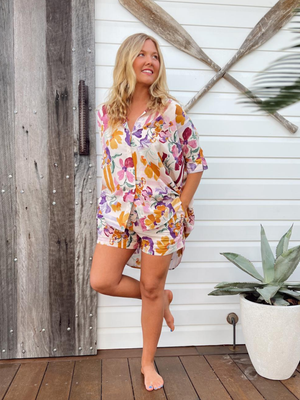 Jaase River Shirt Blouse with Collar Buttoned - Sweet Lilly - Style House Fashion Jaase