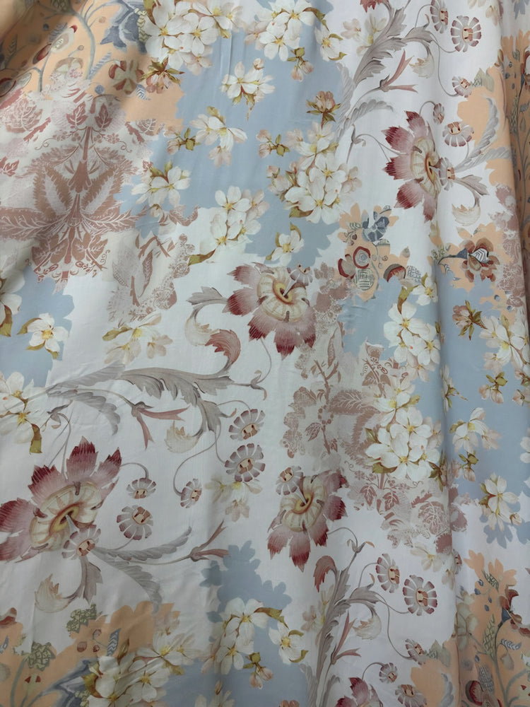 Iris Maxi Kelsie Bohemian Blouse V Neck Buttoned - Rosewater