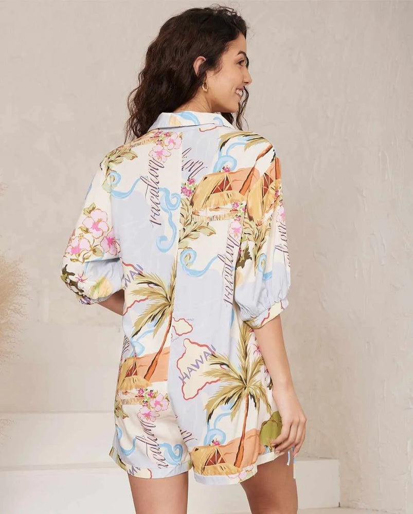 
            
                Load image into Gallery viewer, Joelle Playsuit - Maui Collection - Style House Fashion Iris Maxi
            
        