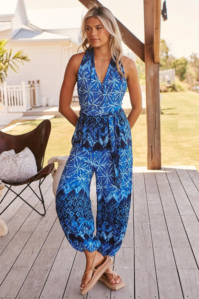 Libby Jumpsuit - Tranquil Tides Collection - Style House Fashion Jaase