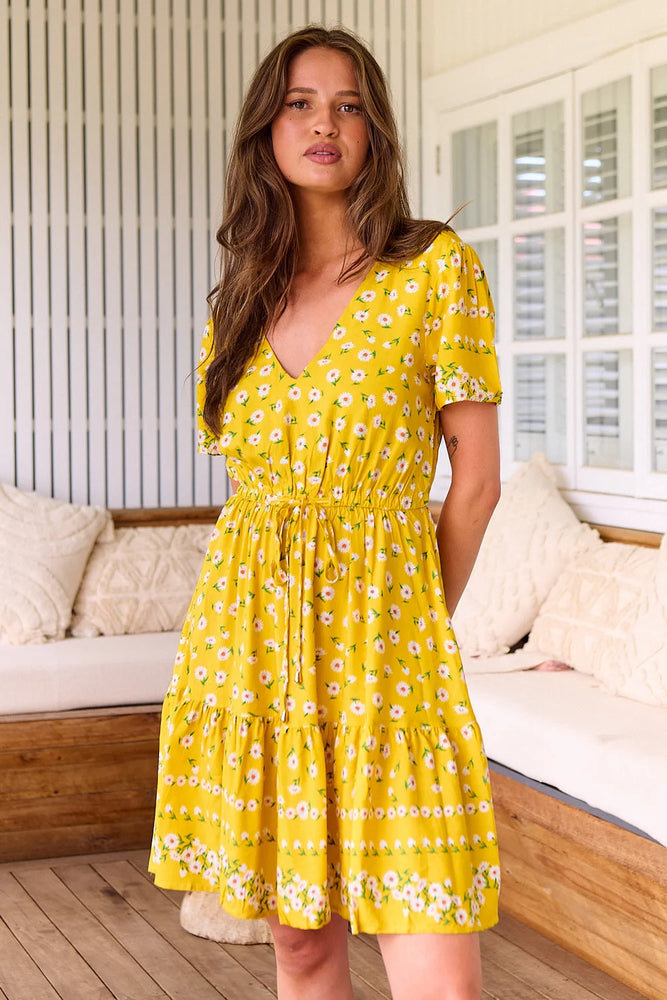 
            
                Load image into Gallery viewer, Lolana Mini Dress - Sunshine Daisy Collection - Style House Fashion
            
        