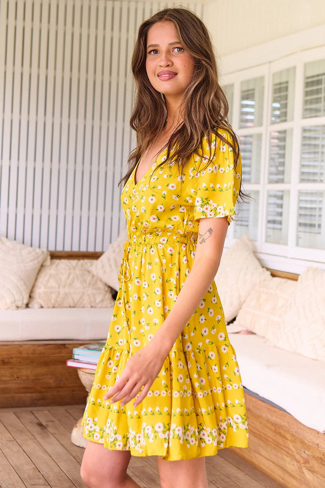 
            
                Load image into Gallery viewer, Lolana Mini Dress - Sunshine Daisy Collection - Style House Fashion
            
        