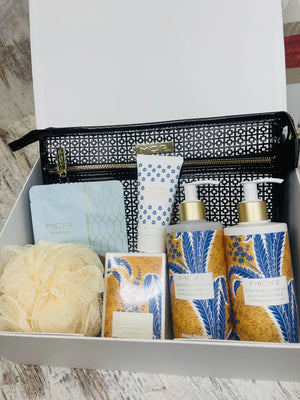 MOR Jardinere Orange Flower & Lavender 'Lux' Pamper Gift Box Style House Fashion
