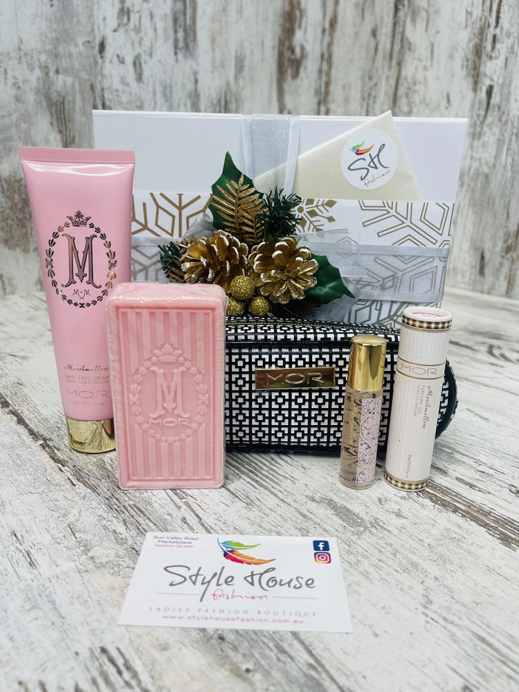 MOR Marshmallow 'Mini Lux' Gift Pamper Box Style House Fashion