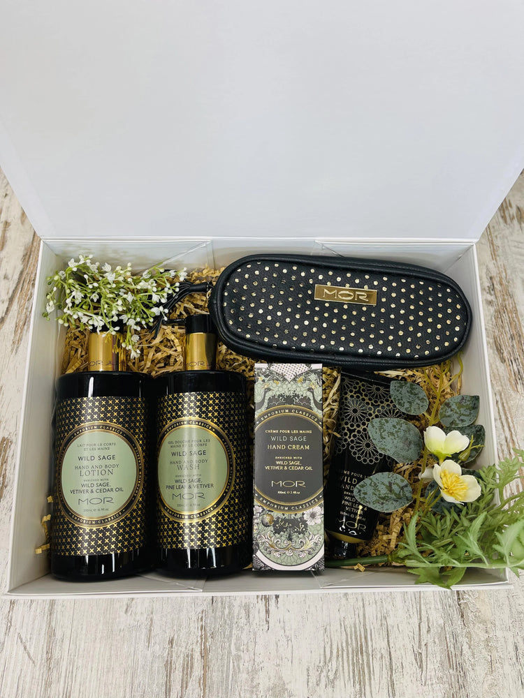 MOR Sage 'Pamper You' Gift Hamper Box Style House Fashion