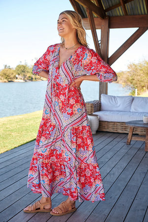 
            
                Load image into Gallery viewer, Mariana Maxi Dress - Rosalee Collection Jaase
            
        