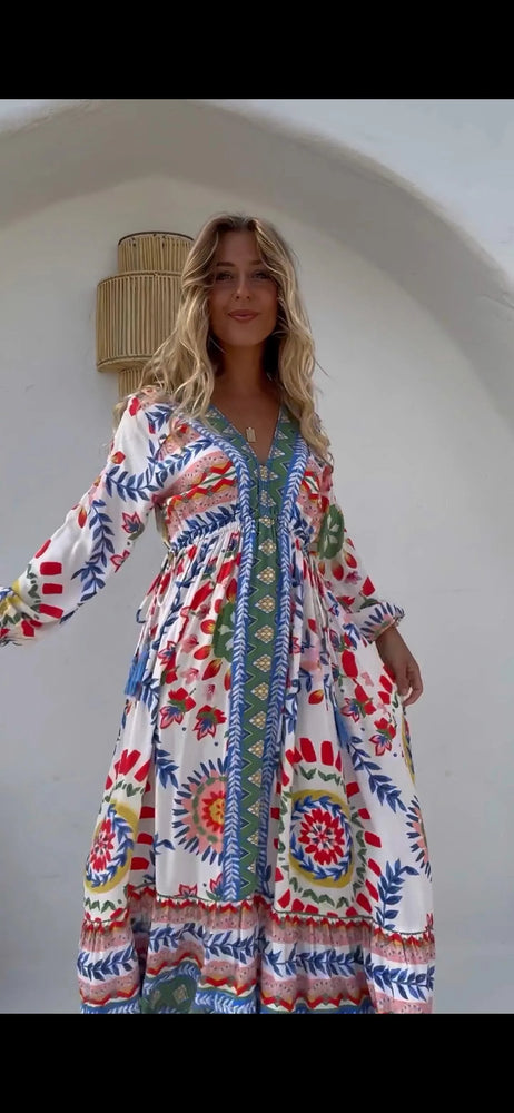 Mexican Baja Maxi Dress - Style House Fashion Joop and Gypsy