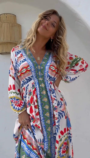 Mexican Baja Maxi Dress - Style House Fashion Joop and Gypsy
