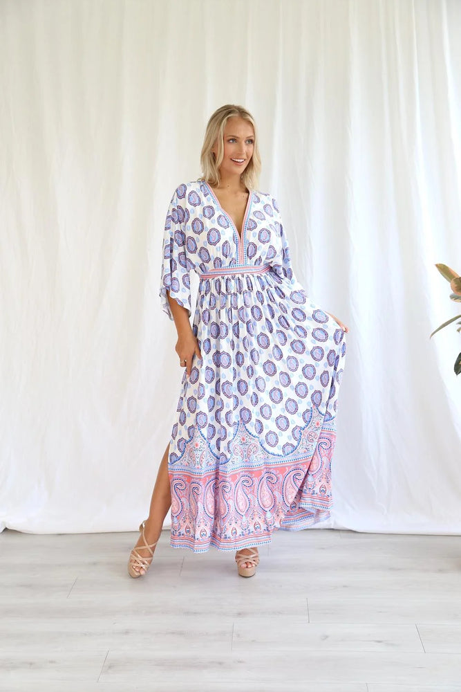 Natalia Maxi Dress - Nomad Collection - Style House Fashion Salty Bright