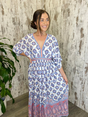 Natalia Maxi Dress - Nomad Collection - Style House Fashion Salty Bright