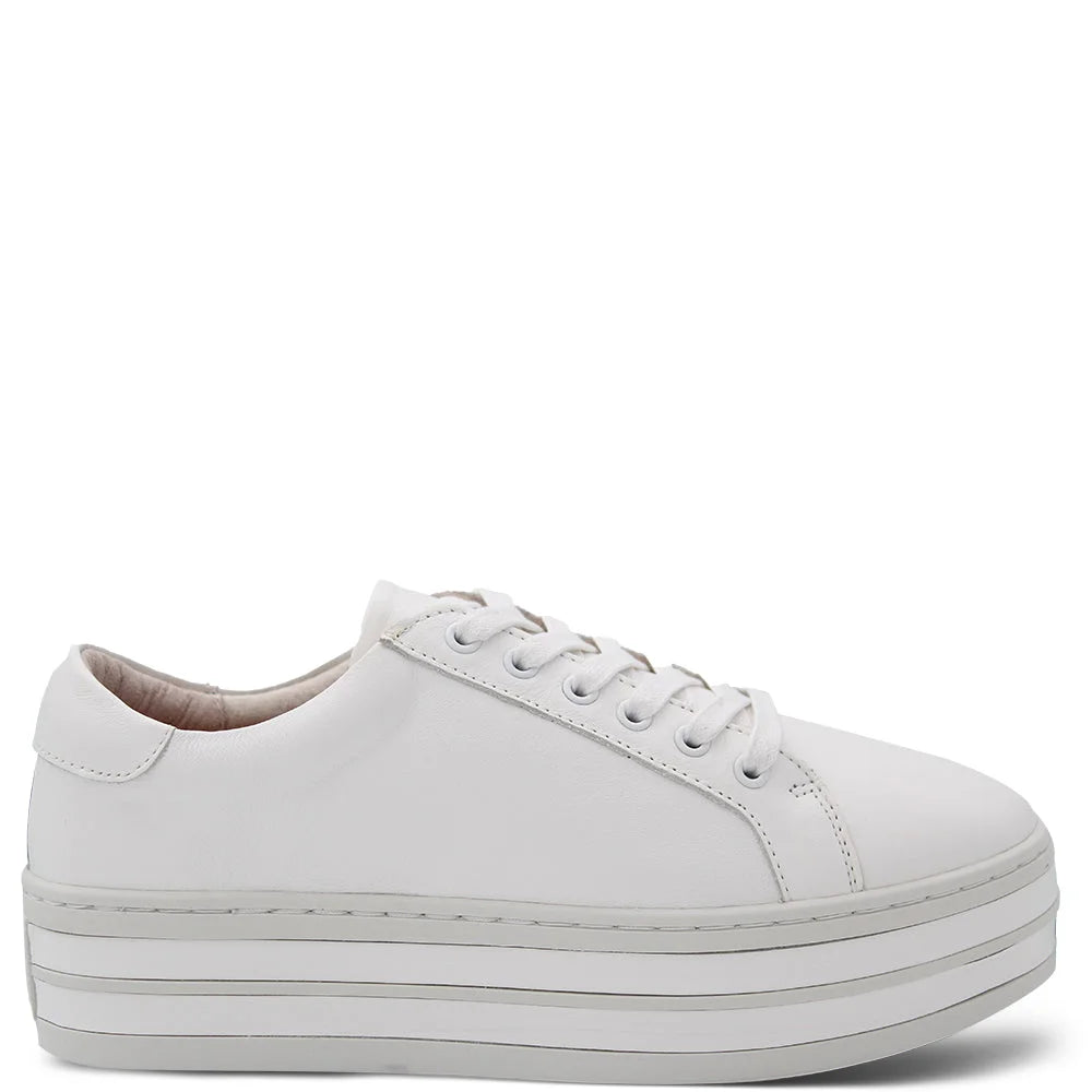 Oracle Leather Sneakers ~ White Alfie & Evie