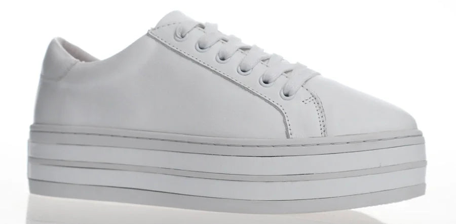 Oracle Leather Sneakers ~ White Alfie & Evie