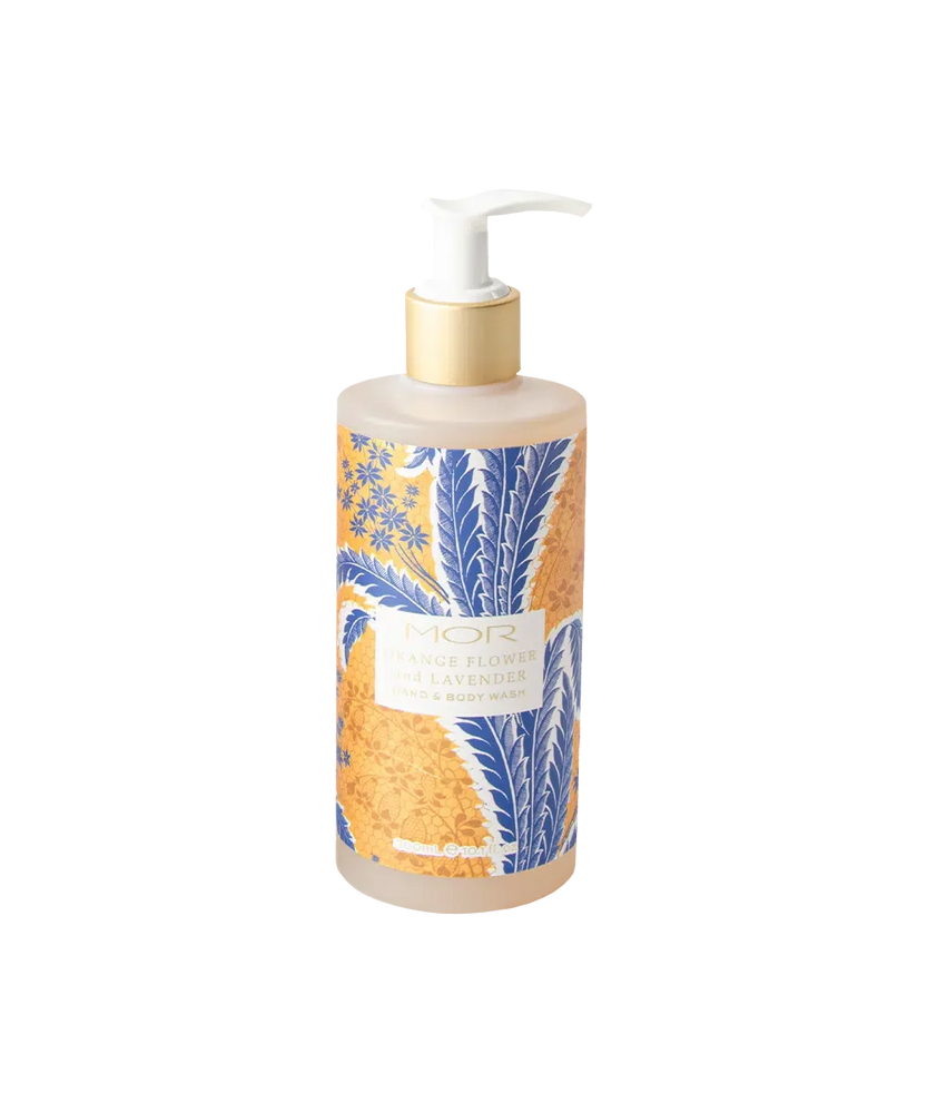 MOR Jardiniere Orange Flower & Lavender Hand & Body Wash 300ml - Style House Fashion MOR