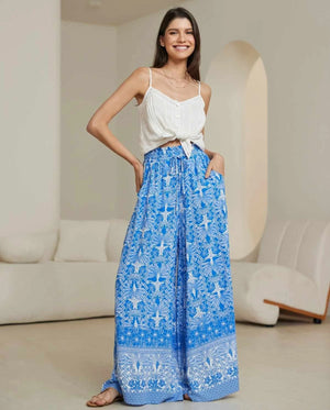 
            
                Load image into Gallery viewer, Palazzo Pants - Santorini Style House Fashion
            
        