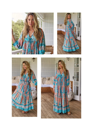 
            
                Load image into Gallery viewer, Paris Maxi Dress - Forevermore Collection Jaase
            
        