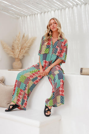 
            
                Load image into Gallery viewer, Patchwork Blouse - Style House Fashion Joop and Gypsy
            
        