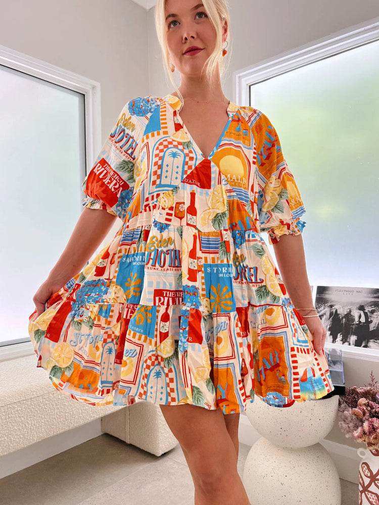 
            
                Load image into Gallery viewer, Petal Mini Dress - Sun Lounger Collection Jaase
            
        