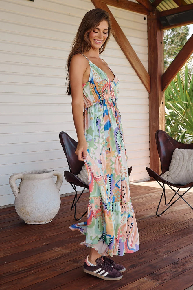 Reef Maxi Dress - Electric Feels Collection Jaase