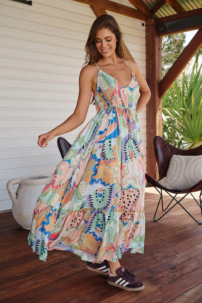 Reef Maxi Dress - Electric Feels Collection Jaase