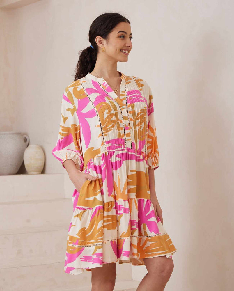Rhi Mini Dress - Fuscia Sunset - Style House Fashion Iris Maxi
