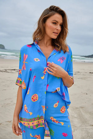 
            
                Load image into Gallery viewer, River Shirt Blouse - Mati Collection - Style House Fashion Jaase
            
        
