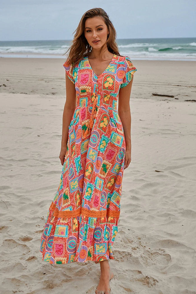 
            
                Load image into Gallery viewer, Romi Maxi Dress - Sicily Collecton - Style House Fashion Jaase
            
        