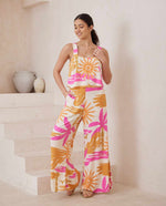 Sammy Jumpsuit - Fuscia Sunset - Style House Fashion Iris Maxi