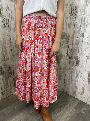 Sasha Maxi Skirt - Pink Blossom Style House Fashion