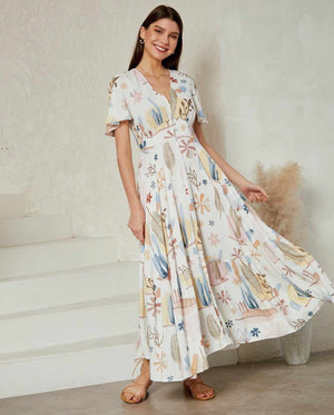 Stacey Maxi Dress - Desert Dreams - Style House Fashion Iris Maxi