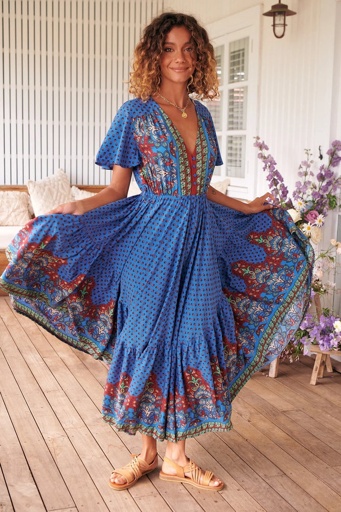 
            
                Load image into Gallery viewer, Taurus Maxi Dress - Sirena Collection Jaase
            
        
