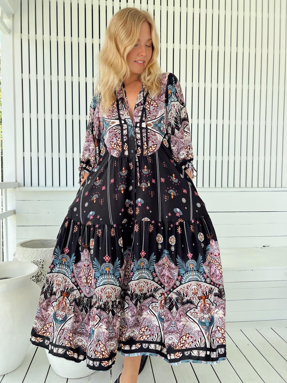 jaase midi dress Serenade print- Eve Midi by Jaase  Little Homebody