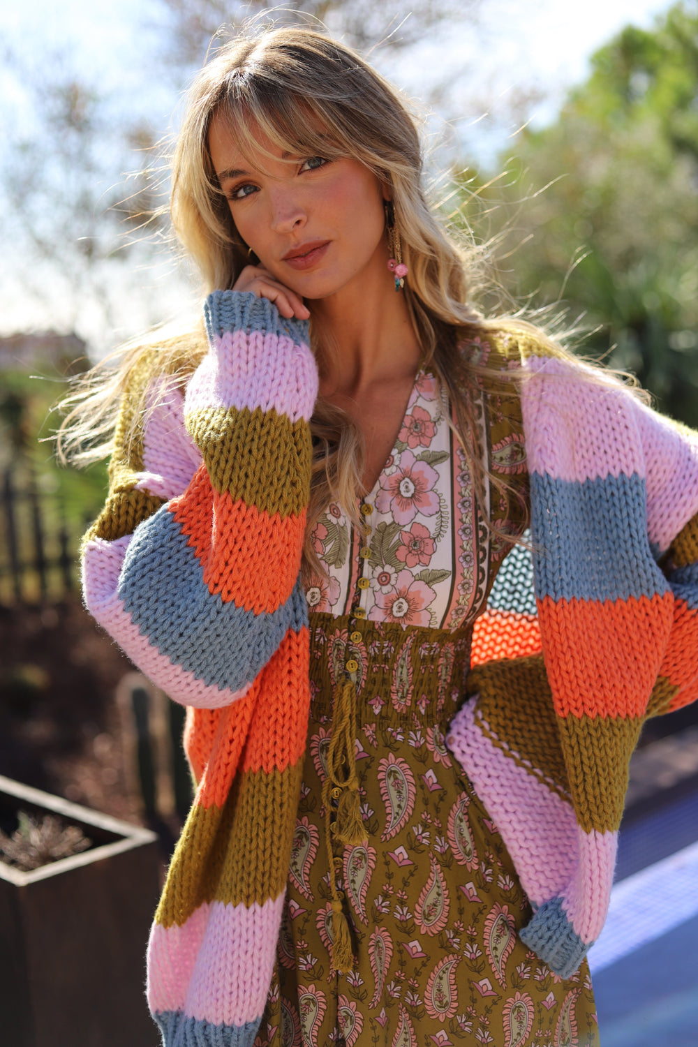 Jaase Pastel Drift Knit Cardigan - Style House Fashion Jaase