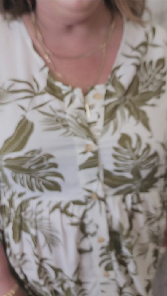 
            
                Load and play video in Gallery viewer, Joop &amp;amp; Gypsy Lilly Mini Dress V Neck Pockets - Lily Of The Valley
            
        