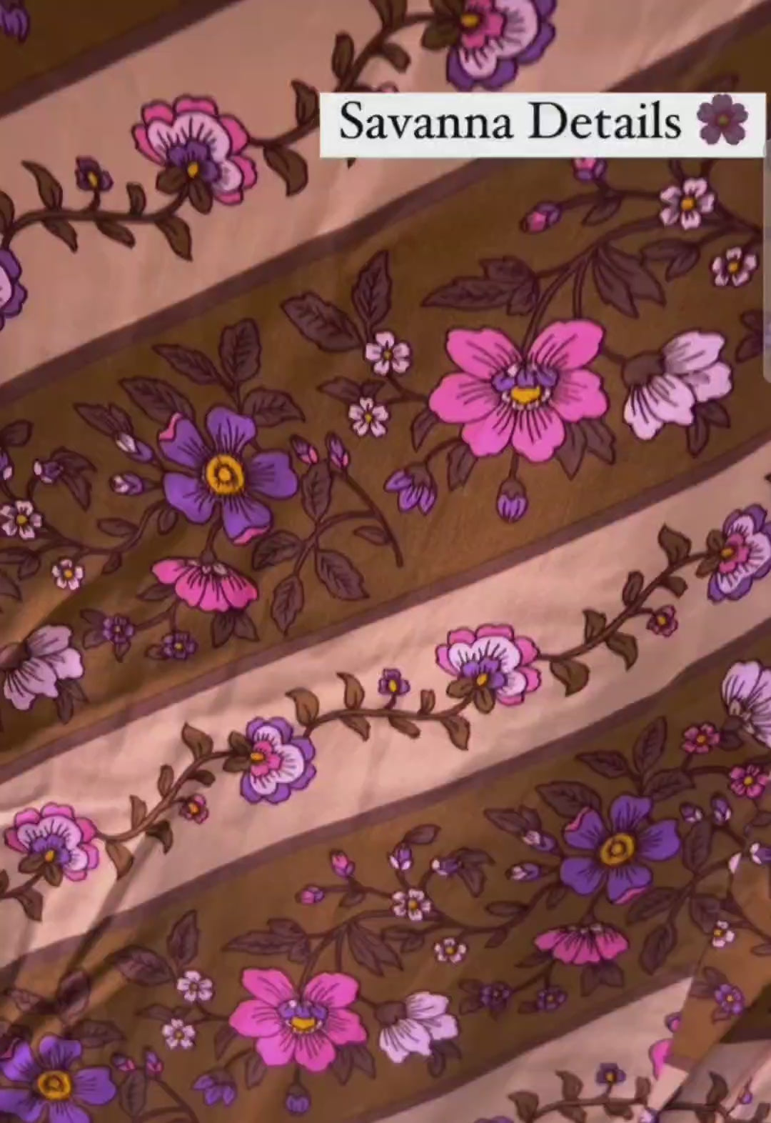 Jaase London Maxi Dress with V Neck Relaxed Shift - Savanna